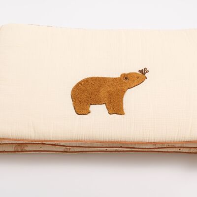 Bear bed bumper in double cotton gauze - ORSINO