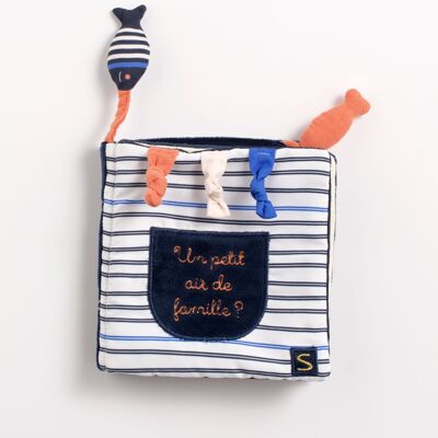 Sailor activity book with fish detail - BABY SAILOR