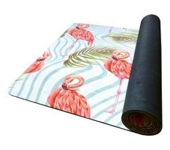 Tapis de yoga flamant rose de Bali