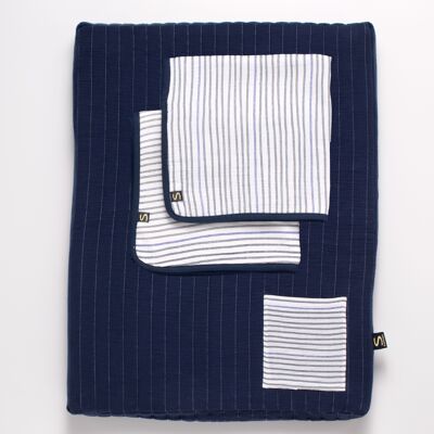 Changing mat in double cotton gauze and towel - BABY SAILOR