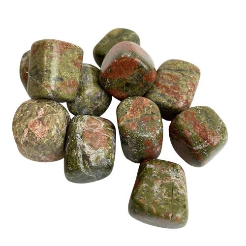 Tumbled Crystals - 250g Pack - Unakite