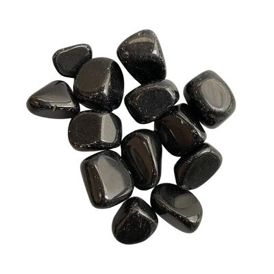 Cristalli burattati - Confezione da 250 g - Ossidiana nera