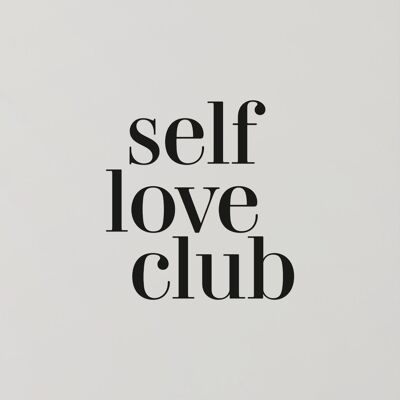 Adesivo | Adesivi per specchi | Club dell'amore per se stessi