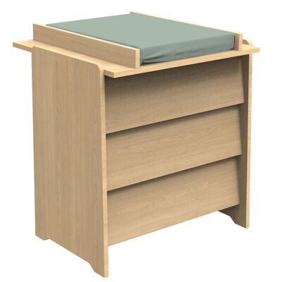 Changing table for chest of drawers up to 15 kg - CINNAMON