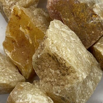 Pack de cristaux bruts taillés grossièrement - 1 kg - Aventurine jaune 2