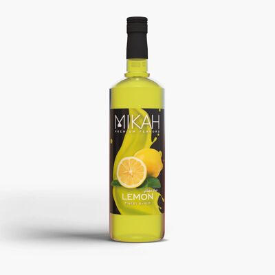 Mikah Premium Flavors Syrup - Lemon 1L
