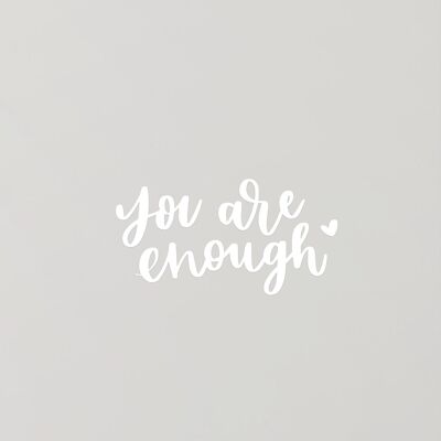 Stickers | Mirror stickers | You are Enough