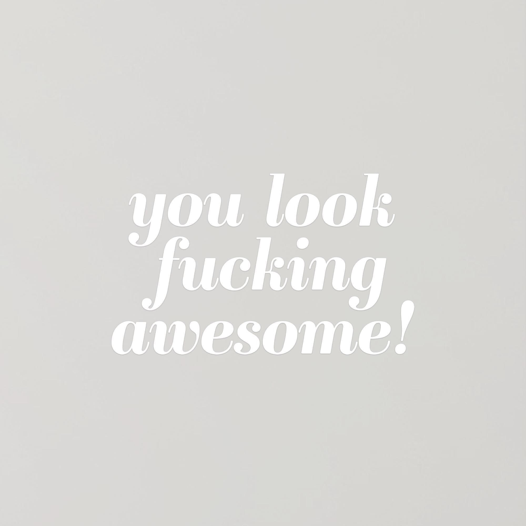 Adesivo | Adesivi per specchi | Sei dannatamente fantastico