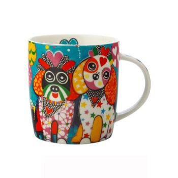 LOVE HEARTS MUG CHIEN 37CL