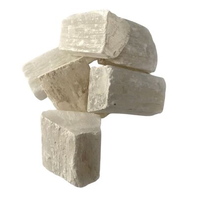 Confezione di cristalli grezzi tagliati grezzi - 1 kg - Selenite