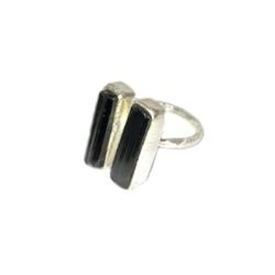 Double Black Tourmaline 925 Silver