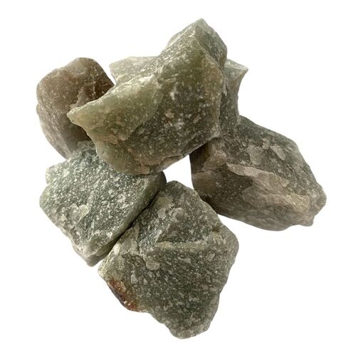 Raw Rough Cut Crystals Pack - 1kg - Green Aventurine