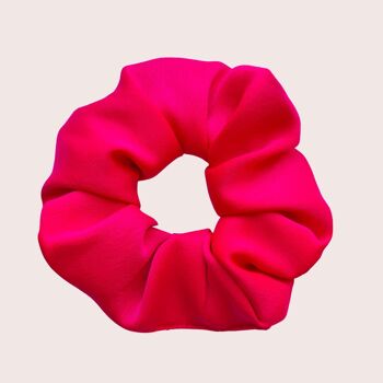 Chouchou FRAMBOISE/ uni polyester rose flashy 2