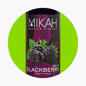 Sirop Mikah Premium Flavours - Mûre (Mûre) 1L 2