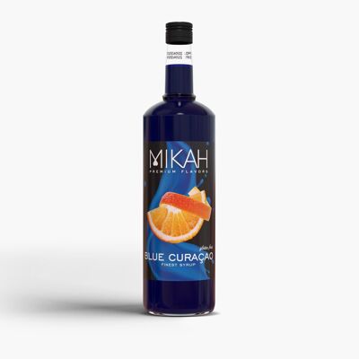 Jarabe Mikah Premium Flavors - Curazao Azul 1L