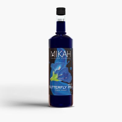 Mikah Premium Flavours Sirup – Schmetterlingserbse 1L