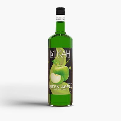 Sciroppo Mikah Premium Flavors - Green Apple (Mela Verde) 1L