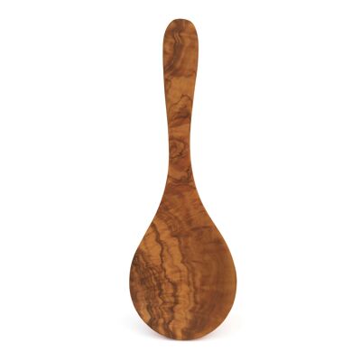 Cucchiaio da riso cucchiaio da portata extra largo 27 cm in legno d'ulivo