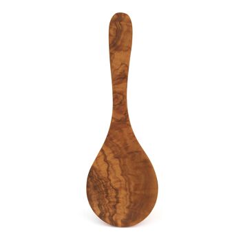 Cuillère à riz cuillère de service extra large 27 cm en bois d'olivier 1