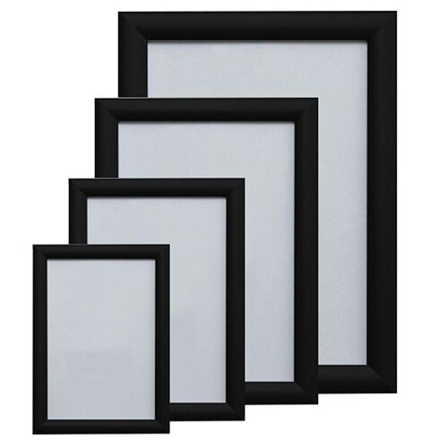 Black Aluminium Snap Frame Poster Holders