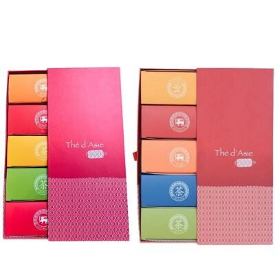 Pack 2 Prestige gift boxes 5 infusette teas