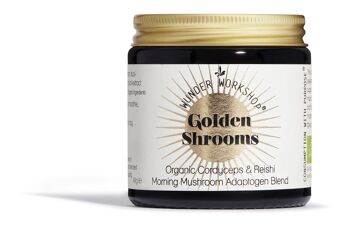 Golden Shrooms - reishi magique énergétique et immunitaire + mélange de cordyceps 1
