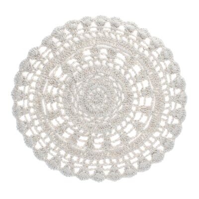 Crochet placemat - Ivory