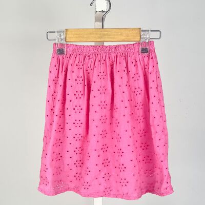 Cotton skirt with English embroidery for girls