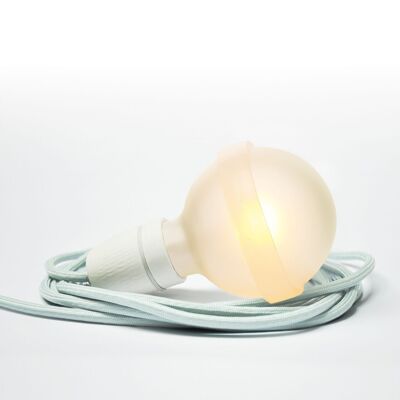 Mintgraue Lampe