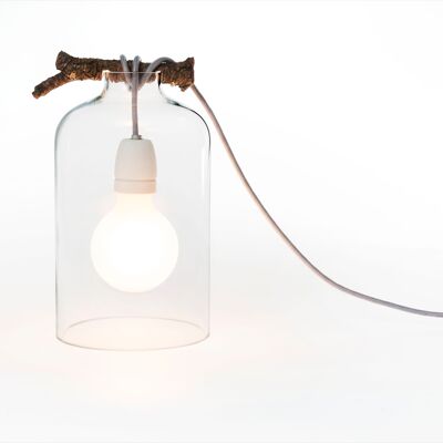 Glass bell lamp
