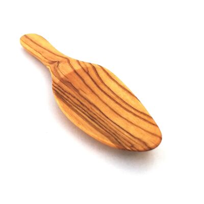 Cucchiaio per sale saliera in legno d'ulivo