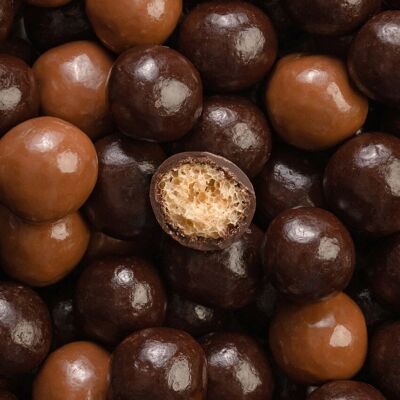 Cereali soffiati ricoperti di cioccolato sfuso