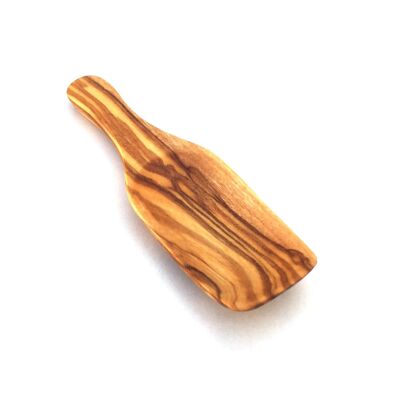 Cuillère à sel cuillère à sel faite à la main en bois d'olivier