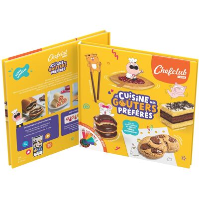 Libro para niños: Cocino mis bocadillos favoritos
