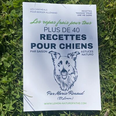 Buch mit 43 Rezepten für den Deutschen Schäferhund
