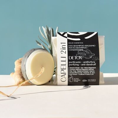 Phyto Solid Shampoo and DETOX Hair Conditioner