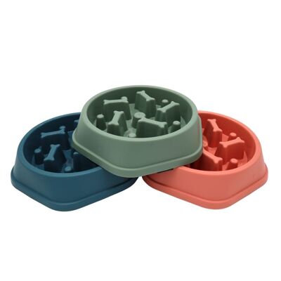 Non-slip anti-gulping bowl