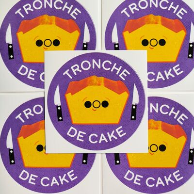 Sticker : Tronche de cake