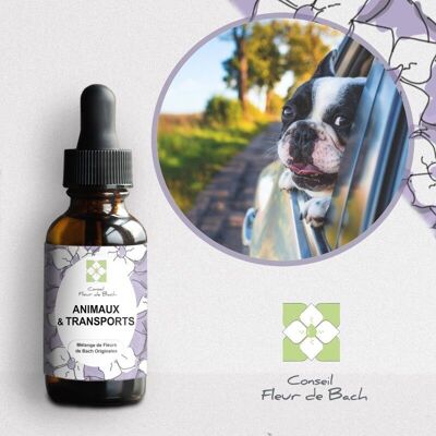 Bach® Flower Advice - Bach Flowers for Motion Sickness in Animals - 30Ml