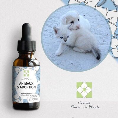 Bach® Flower Advice - Bach Flowers for Animals and Adoption ALCOHOL-FREE - 30Ml