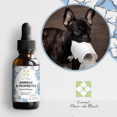 Bach® Flower Advice - Bach Flowers for Animals and Cleanliness WITHOUT ALCOHOL - 30Ml