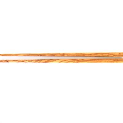 Palillos para sushi de madera de olivo de 23 cm de longitud