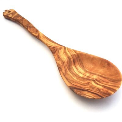 XL vegetable spoon 36 cm extra wide made of olive wood