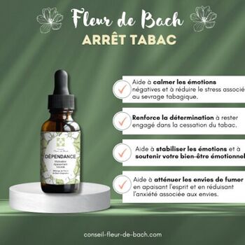 Conseil fleur de Bach® - Fleurs de Bach Arrêt du Tabac - Dependance - 30Ml 4