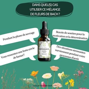 Conseil fleur de Bach® - Fleurs de Bach Arrêt du Tabac - Dependance - 30Ml 5