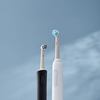 Cabezales de cepillo de dientes eléctrico de origen vegetal, paquete de 4 (Oral B)