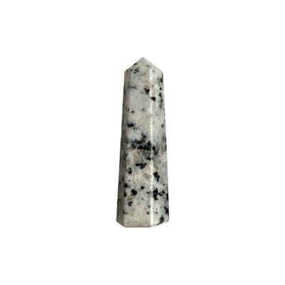 Pequeña torre de obelisco - Cristal de piedra lunar arcoíris - 5-7 cm