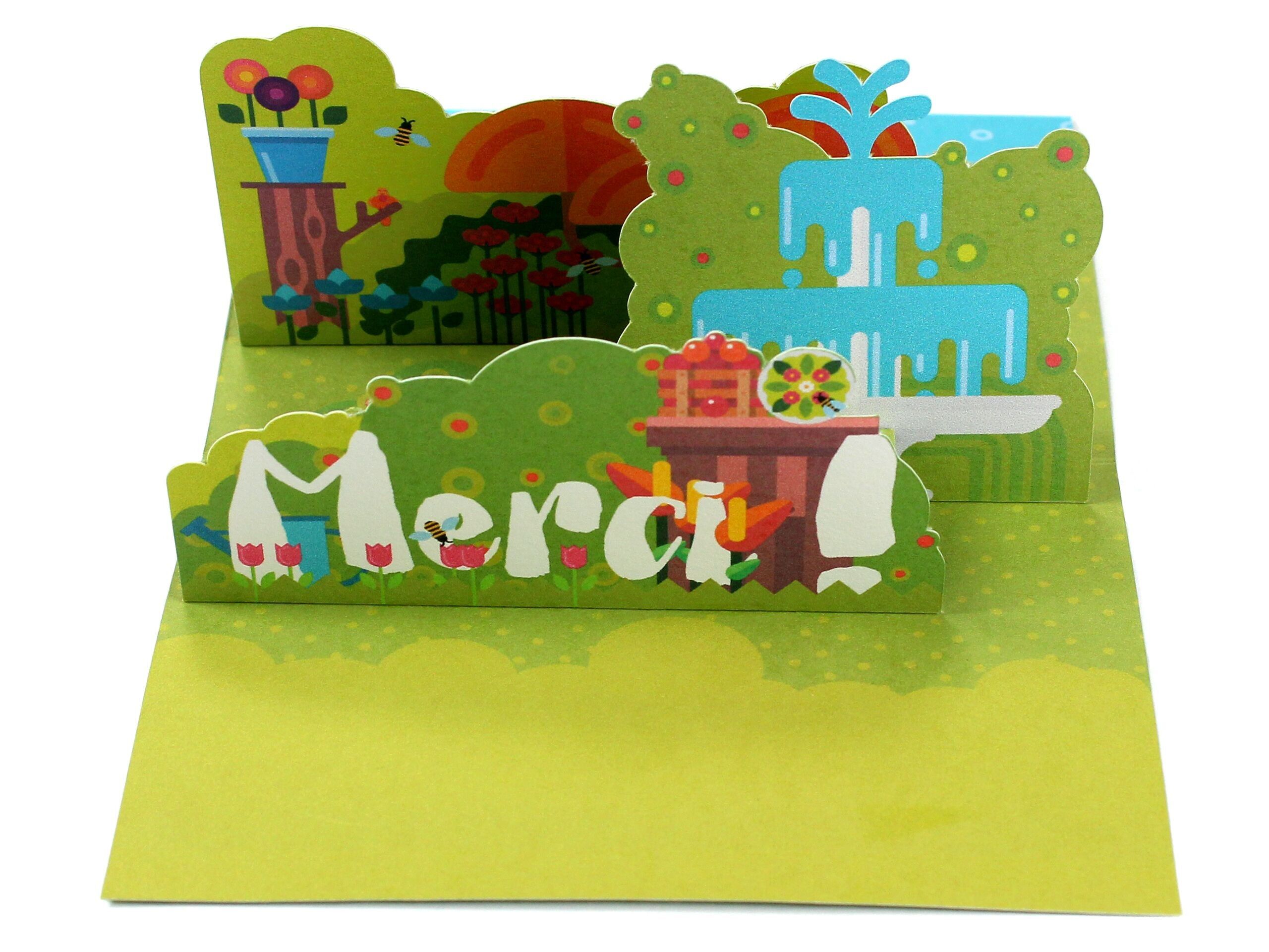 Merci beaucoup ! Carte pop-up