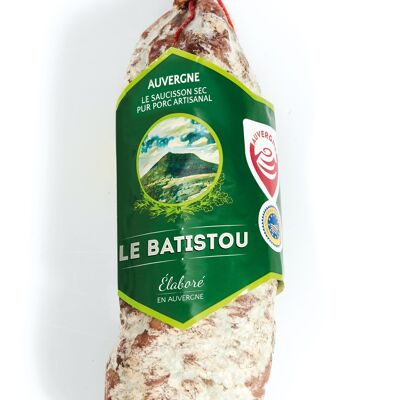 Salsiccia secca artigianale di puro suino IGP Auvergne 260g
