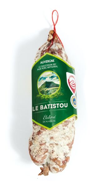 Le saucisson sec Pur Porc artisanal IGP Auvergne 260g